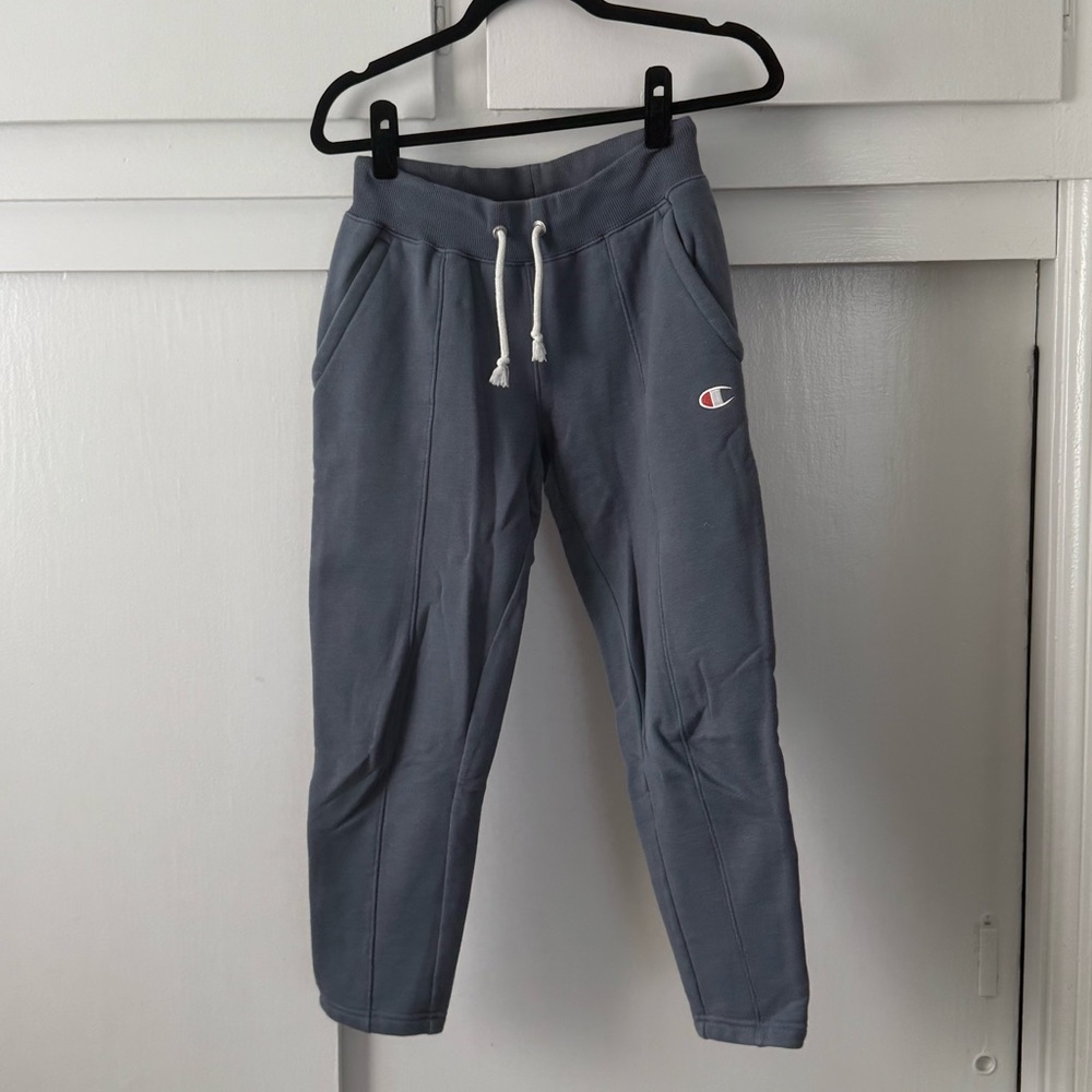 UO x Champion Blue-Gray Drawstring Joggers